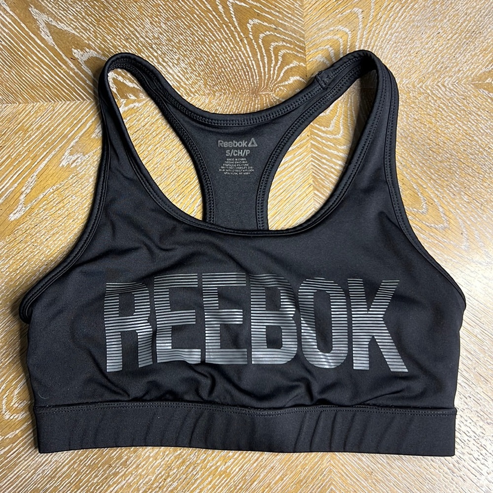 REEBOK Black Sports Bra S